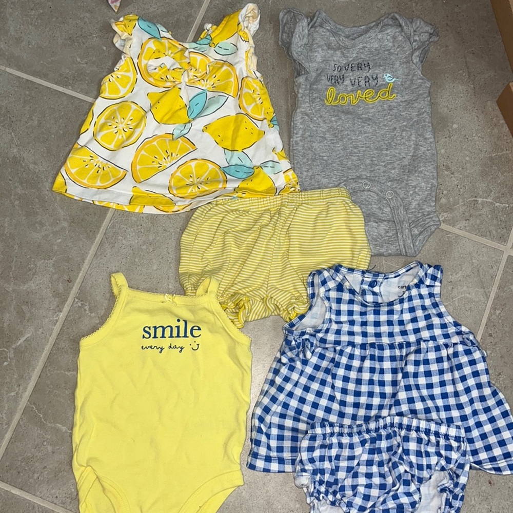 3M baby girl outfit sets